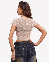 Short Sleeve See Through Shirts
